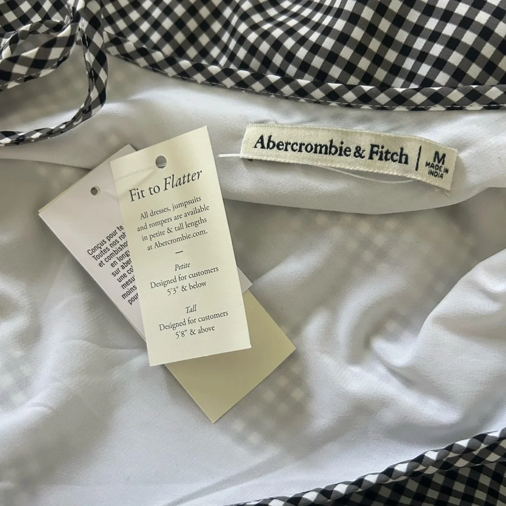 Abercrombie & Fitch Gingham Maxi Dress
